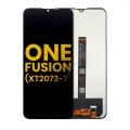 LCD Assembly Without Frame Compatible For Motorola One Fusion (XT2073 / 2020) (Refurbished) (Black)