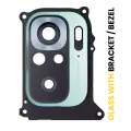 Back Camera Lens With Bracket / Bezel Compatible For Xiaomi Redmi Note 10S (Green)