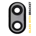 Back Camera Lens With Bracket Compatible For Huawei Mate 10 Lite (Black)