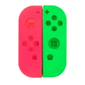 Housing Shell Compatible For Nintendo Switch Joy Con Controller (Green / Pink)