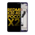 LCD Assembly With Frame Compatible For Xiaomi Redmi K30 4G / Poco X2 (Refurbished) (Purple)