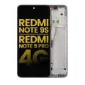 LCD Assembly With Frame Compatible For Xiaomi Redmi Note 9S / Redmi Note 9 Pro 4G (Refurbished) (Glacier White)