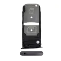 Single Sim Card Tray Compatible For Motorola Moto Z4 (XT1980 / 2019) (Black)