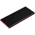 OLED Assembly With Frame Compatible For Motorola Moto Edge 50 Fusion 5G (XT2429 / 2024) (Refurbished) (Hot Pink)