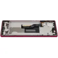 OLED Assembly With Frame Compatible For Motorola Moto Edge 50 Fusion 5G (XT2429 / 2024) (Refurbished) (Hot Pink)