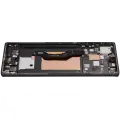 OLED Assembly With Frame Compatible For Motorola Moto Edge 50  (XT2407-3 / 2024) (Refurbished) (Koala Gray)