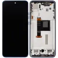 OLED Assembly With Frame Compatible For Motorola Moto Edge 50 Neo (XT2409-3 / 2024) (Refurbished) (Nautical Blue)