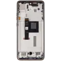 OLED Assembly With Frame Compatible For Motorola Moto Edge 50 Neo (XT2409-3 / 2024) (Refurbished) (Latte)