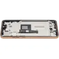OLED Assembly With Frame Compatible For Motorola Moto Edge 50 Neo (XT2409-3 / 2024) (Refurbished) (Latte)