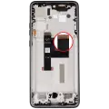 OLED Assembly With Frame Compatible For Motorola Moto Edge 50 Neo (XT2409-3 / 2024) (Refurbished) (Grisaille)