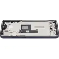 OLED Assembly With Frame Compatible For Motorola Moto Edge 50 Neo (XT2409-3 / 2024) (Refurbished) (Grisaille)