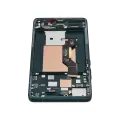 OLED Assembly With Frame Compatible For Motorola Moto Edge 50  (XT2407-3 / 2024) (Refurbished) (Jungle Green)