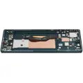 OLED Assembly With Frame Compatible For Motorola Moto Edge 50  (XT2407-3 / 2024) (Refurbished) (Jungle Green)