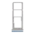 Dual Sim Card Tray Compatible For Samsung Galaxy A20 (A205 / 2019) / A30 (A305 / 2019) / A50 (A505 / 2019) (Silver)