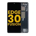 OLED Assembly With Frame Compatible For Motorola Moto Edge 30 Fusion (XT2243 / 2022) (Refurbished) (Cosmic Gray)