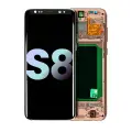 OLED Assembly With Frame Compatible For Samsung Galaxy S8 (Service Pack) (Maple Gold)
