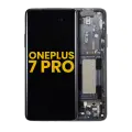 OLED Assembly With Frame Compatible For OnePlus 7 Pro (Refurbished) (Mirror Gray)