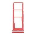 Dual Sim Card Tray Compatible For Samsung Galaxy A12 (A125 / 2020) (Red)