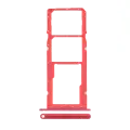 Dual Sim Card Tray Compatible For Samsung Galaxy A11 (A115 / 2020) (Red)