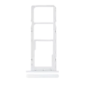 Dual Sim Card Tray Compatible For Samsung Galaxy A02S (A025 / 2020) / A03 (A035 / 2021) (White)