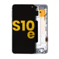OLED Assembly With Frame Compatible For Samsung Galaxy S10E (Refurbished) (Prism White)