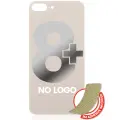 Back Glass With 3M Adhesive Compatible For iPhone 8 Plus (No Logo / Large Camera Hole) (Gold)