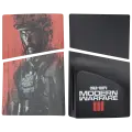 Faceplate Cover (Top & Bottom) Compatible For Sony PlayStation 5 Slim Disc Edition (Call of Duty: Modern Warfare III)