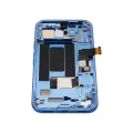 OLED Assembly With Frame (With Finger Print Scanner) Compatible For Google Pixel 8A (Refurbished) (Bay)