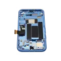 OLED Assembly With Frame (With Finger Print Scanner) Compatible For Google Pixel 8A (Refurbished) (Bay)