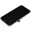 OLED Assembly With Frame (With Finger Print Scanner) Compatible For Google Pixel 8A (Refurbished) (Porcelain)