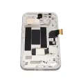 OLED Assembly With Frame (With Finger Print Scanner) Compatible For Google Pixel 8A (Refurbished) (Porcelain)