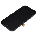 OLED Assembly With Frame (With Finger Print Scanner) Compatible For Google Pixel 8A (Refurbished) (Obsidian)