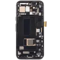 OLED Assembly With Frame (With Finger Print Scanner) Compatible For Google Pixel 8A (Refurbished) (Obsidian)