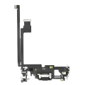 Charging Port Flex Cable Compatible For iPhone 12 Pro Max (Used OEM Pull) (Graphite)