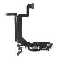 Charging Port Flex Cable Compatible For iPhone 14 Pro Max (Premium) (Space Black)