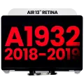 Complete LCD Display Assembly Compatible For MacBook Air 13" Retina (A1932 / Late 2018 / Early 2019) (Aftermarket Plus) (Silver)