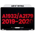 Complete LCD Display Assembly Compatible For MacBook Air 13" Retina (A1932 / Mid 2019) (A2179 / Early 2020) (Aftermarket Plus) (Silver)