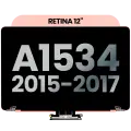 Complete LCD Display Assembly Compatible For MacBook Retina 12" (A1534 / Early 2015 / Early 2016 / Mid 2017) (Used OEM Pull: Grade B) (Rose Gold)