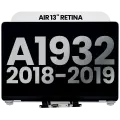 Complete LCD Display Assembly Compatible For MacBook Air 13" Retina (A1932 / Late 2018 / Early 2019) (Used OEM Pull: Grade A) (Silver)