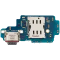 Charging Port Board With Sim Card Reader Compatible For Samsung Galaxy S24 Ultra 5G (S928U) (US Version) (Premium)