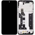 LCD Assembly With Frame Compatible For Motorola Moto G35 5G (XT2433 / 2024) (Refurbished) (All Colors)