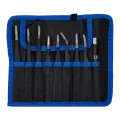 Tweezer Set With Carrying Pouch (9 Piece Set)