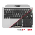Top Case With Keyboard & Battery Compatible For MacBook Pro 13" (A1989 / Late 2018 / Early 2019) (US Keyboard) (Used OEM Pull: Grade New) (Space Gray)