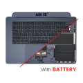 Top Case Assembly With Battery And Keyboard Compatible For MacBook Air 15" (A2941 / Mid 2023) (US Keyboard) (Midnight)