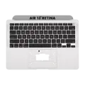 Top Case With Keyboard Compatible For MacBook Air 13" Retina (A2337 / Late 2020) (Used OEM Pull: Grade A) (US Keyboard) (Silver)