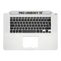 Top Case And Keyboard Compatible For MacBook Pro Unibody 15" (A1286 / Mid 2009) (UK English)