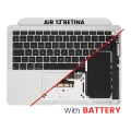 Top Case Assembly With Battery And Keyboard Compatible For MacBook Air 13" Retina (A2337 / Late 2020) (Silver) (UK Keyboard)