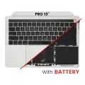 Top Case Assembly (With Battery And Keyboard) Compatible For MacBook Pro 13" (A2159 / Mid 2019) (US English) (Silver)