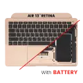 Top Case Assembly With Battery And Keyboard Compatible For MacBook Air 13" Retina (A2337 / Late 2020) (Rose Gold) (US Keyboard)