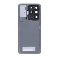 Back Cover Glass With Camera Lens Compatible For Samsung Galaxy S20 Ultra (No Logo) (Aftermarket Plus) (Cloud Blue)